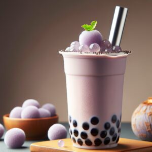 Nationalgericht Taiwan: #Taro Milk Tea# (Rezept)