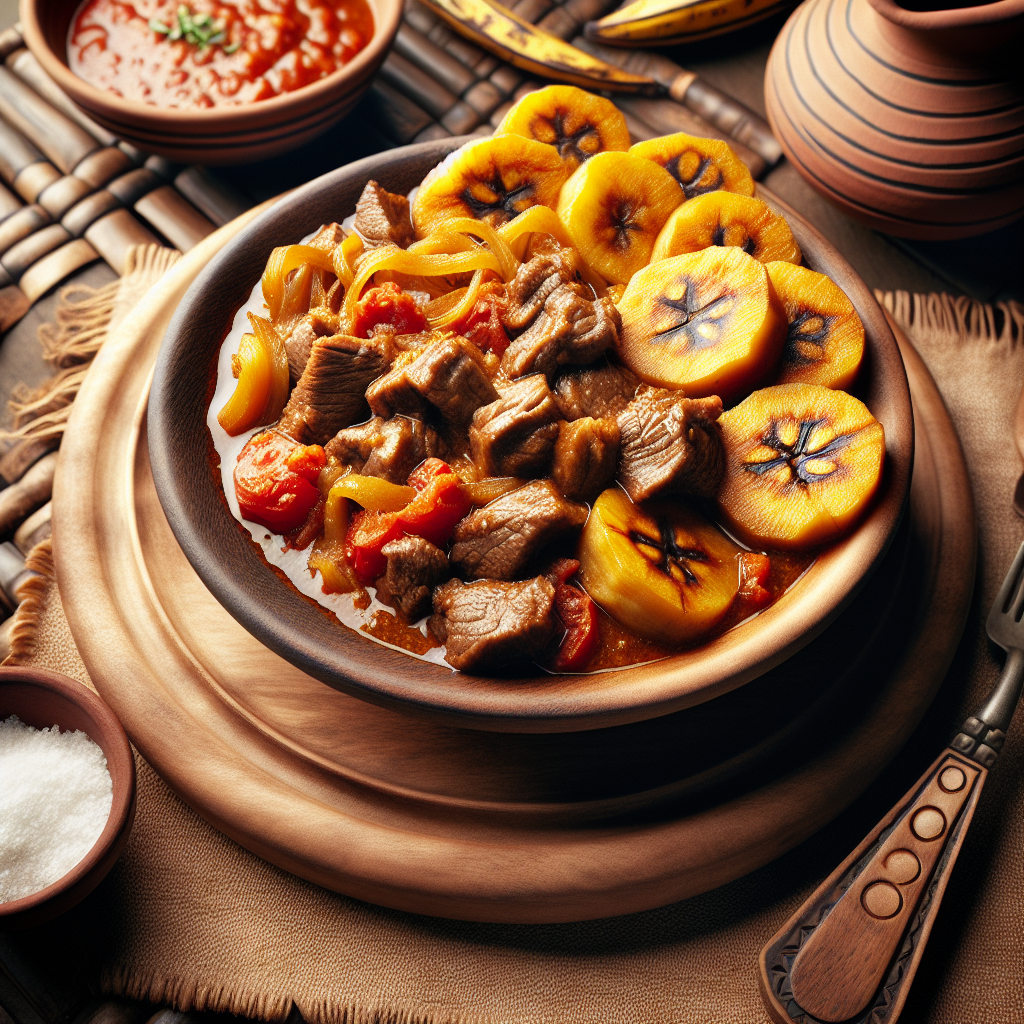 Nationalgericht Tansania: Ndizi na Nyama (Rezept)
