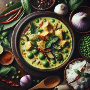 Nationalgericht Thailand: #Gaeng Keow Wan Gai# (Rezept)