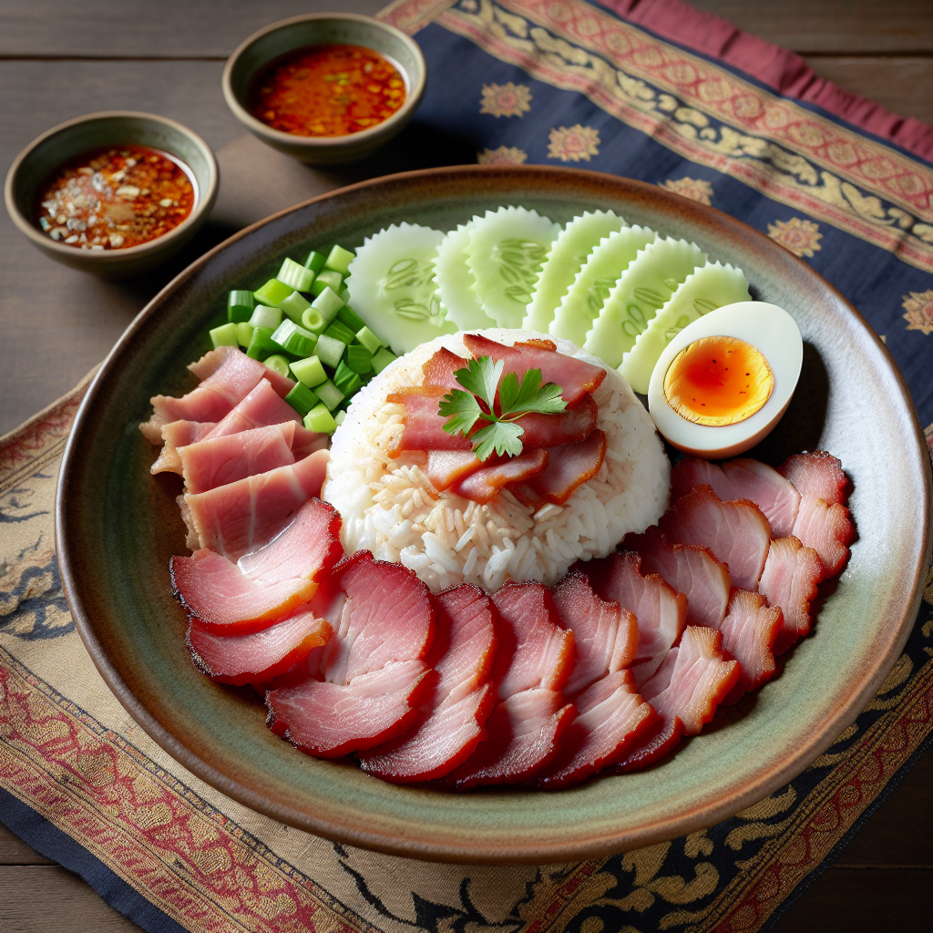 Nationalgericht Thailand: Khao Mun Moo Dang (Rezept)