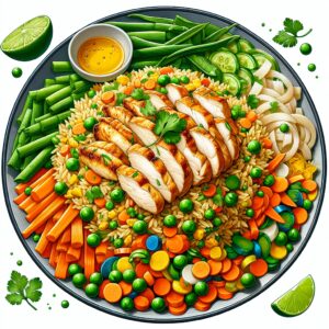 Nationalgericht Thailand: #Khao Pad Gai# (Rezept)