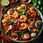 Nationalgericht Thailand: #Pad Nam Prik Pao Talay# (Rezept)