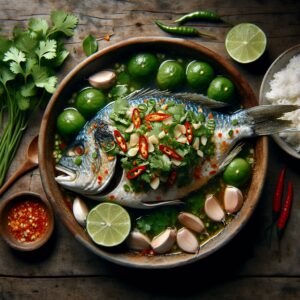 Nationalgericht Thailand: #Pla Nung Manao# (Rezept)