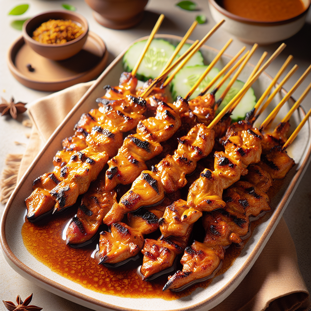 Nationalgericht Thailand: Satay Gai (Rezept)