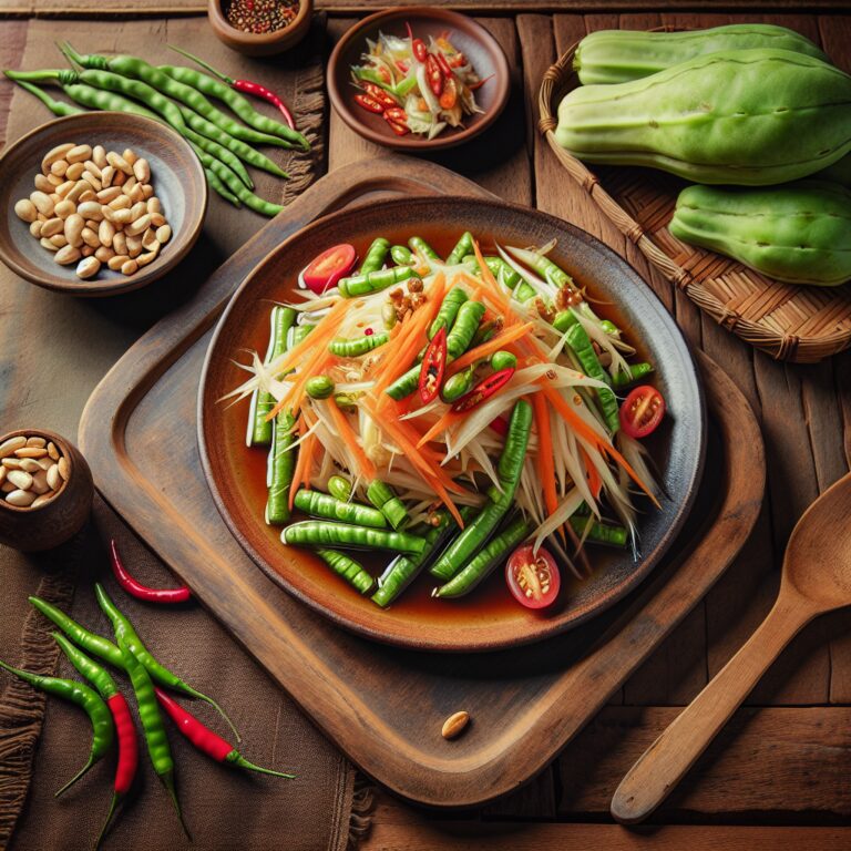 Som Tam – Nationalgericht aus Thailand