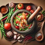 Nationalgericht Thailand: #Som Tam Bu Pla Ra# (Rezept)