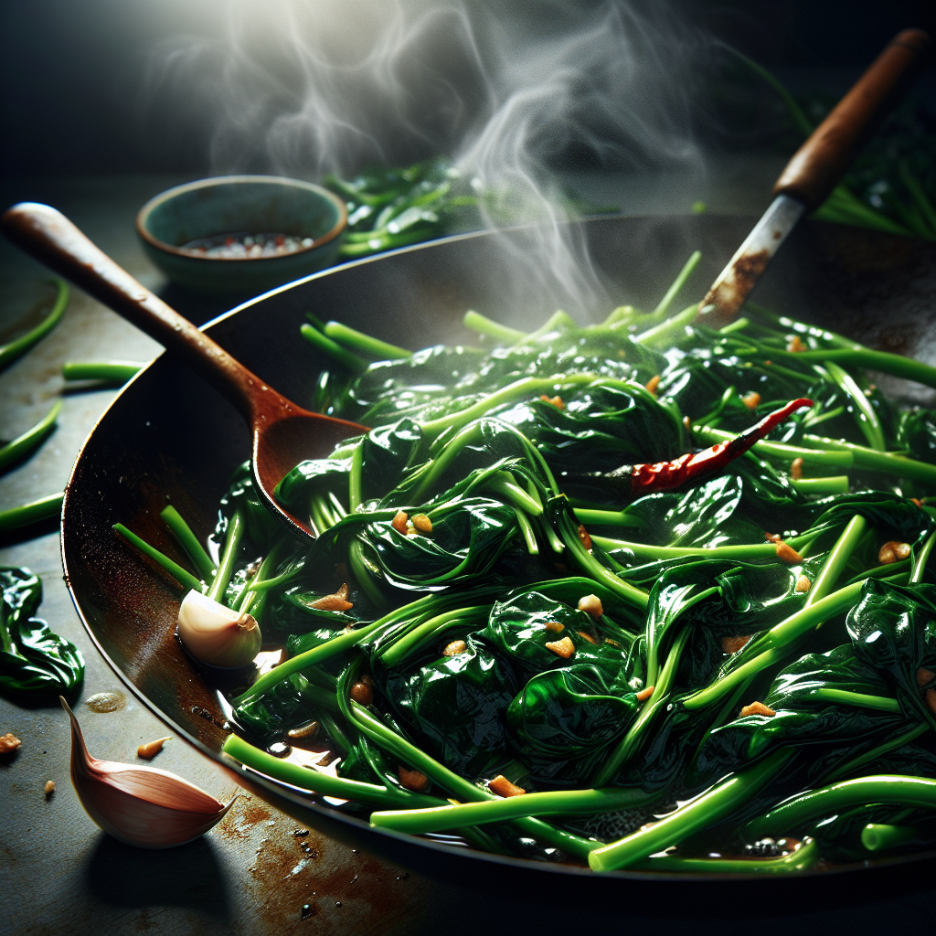Nationalgericht Thailand: Stir-Fried Morning Glory (Rezept)