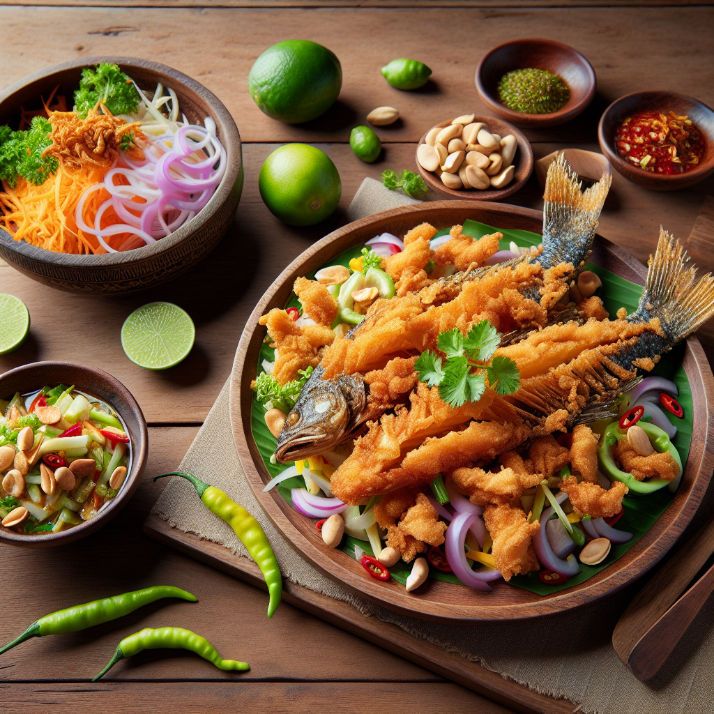 Nationalgericht Thailand: Yam Pla Duk Foo (Rezept)