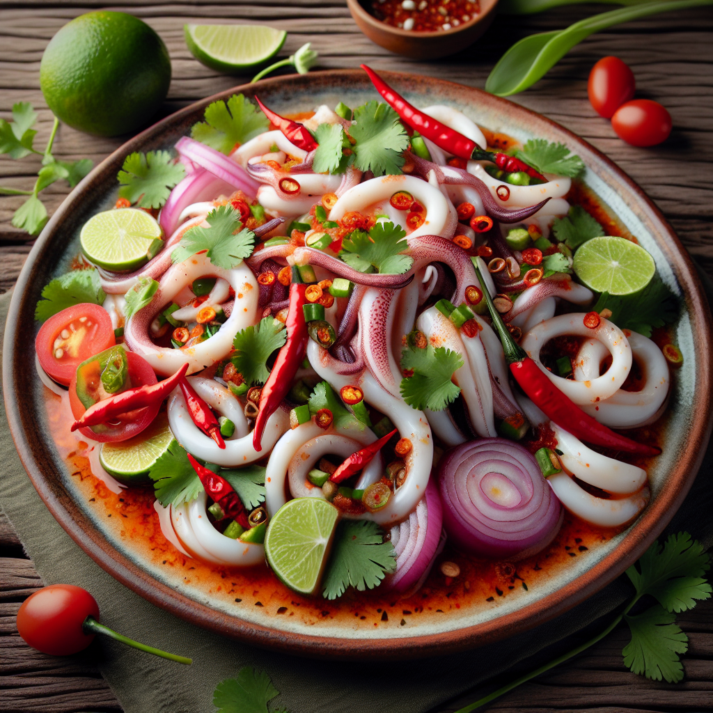 Nationalgericht Thailand: Yam Pla Muk (Rezept)
