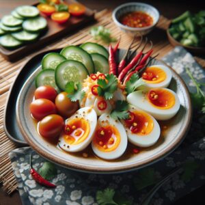 Nationalgericht Thailand: #Yum Kai Kem# (Rezept)