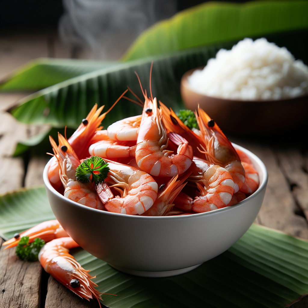 Nationalgericht Timor-Leste: Udang Rebus (Rezept)