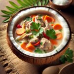 Nationalgericht Tonga: #Tonganesische Kokosnuss-Suppe# (Rezept)
