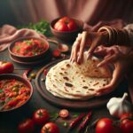 Nationalgericht Trinidad und Tobago: #Sada Roti with Tomato Choka# (Rezept)