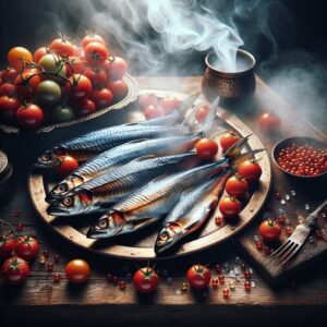 Nationalgericht Trinidad und Tobago: #Smoke Herring and Tomatoes# (Rezept)