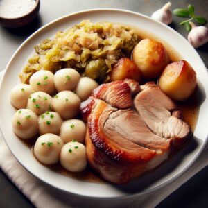 Nationalgericht Tschechien: #Vepřo Knedlo Zelo# (Rezept)