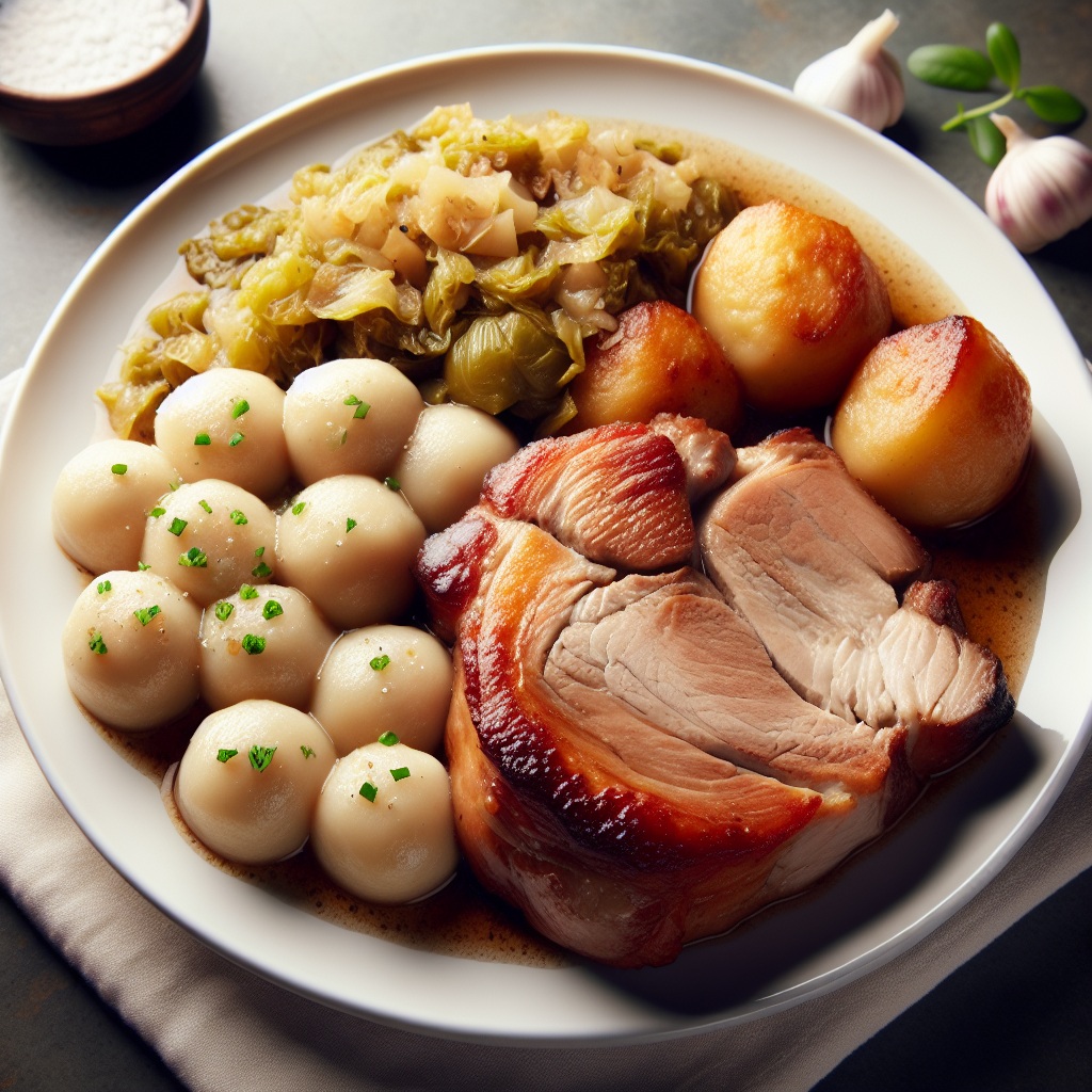Nationalgericht Tschechien: Vepřo Knedlo Zelo (Rezept)