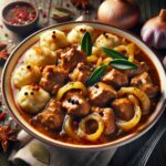 Nationalgericht Tschechien: #Vepřový Guláš# (Rezept)