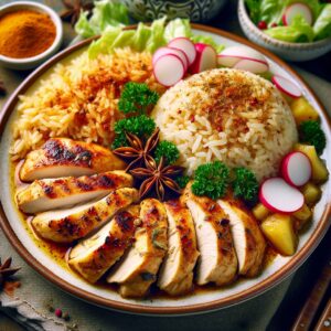 Nationalgericht Tunesien: #Rouz Djej# (Rezept)