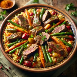 Nationalgericht Tunesien: #Rouz Djerbi# (Rezept)