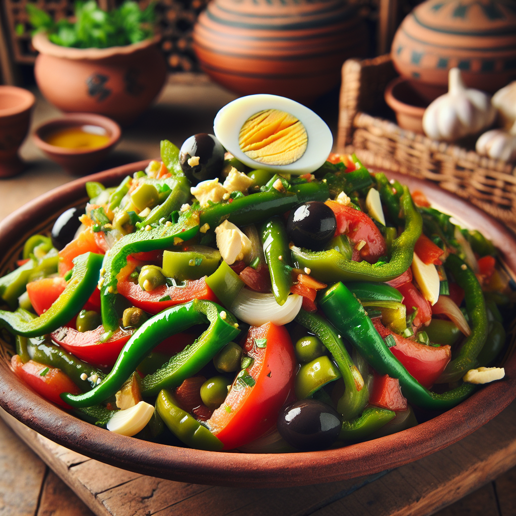 Nationalgericht Tunesien: Slata Mechouia (Rezept)