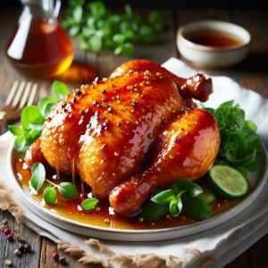 Nationalgericht Turks und Caicos: #Honey Glazed Chicken# (Rezept)