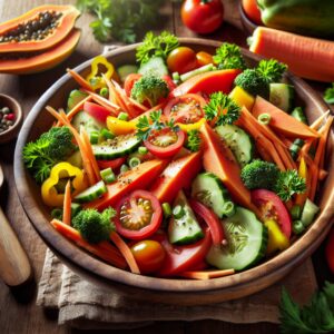 Nationalgericht Turks und Caicos: #Papaya Salad# (Rezept)