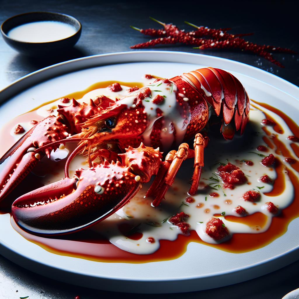 Nationalgericht Tuvalu: Boiled Lobster with Coconut Drizzle (Rezept)