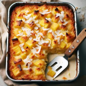 Nationalgericht Tuvalu: #Brotfrucht-Kokos-Auflauf# (Rezept)