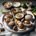 Nationalgericht Tuvalu: #Chargrilled Clams with Coconut# (Rezept)