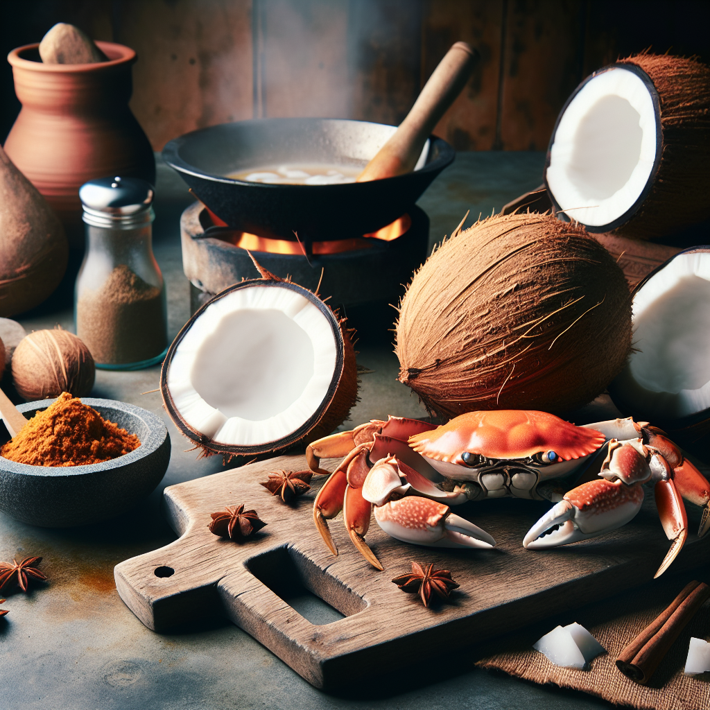 Nationalgericht Tuvalu: Coconut Crab Curry (Rezept)