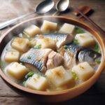 Nationalgericht Tuvalu: #Fischsuppe mit Taro# (Rezept)