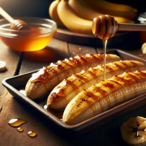Nationalgericht Tuvalu: #Gebackene Bananen mit Honig# (Rezept)