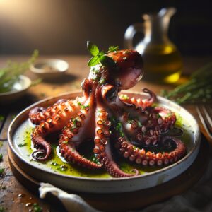 Nationalgericht Tuvalu: #Gegrillter Oktopus mit Zitronengras# (Rezept)