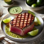 Nationalgericht Tuvalu: #Grilled Tuna with Lime Dressing# (Rezept)