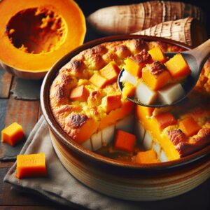 Nationalgericht Tuvalu: #Kürbis-Taro-Auflauf# (Rezept)