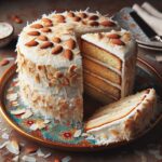 Nationalgericht Tuvalu: #Kokosnuss-Mandel-Kuchen# (Rezept)