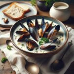 Nationalgericht Tuvalu: #Muschelsuppe mit Kokosnussmilch# (Rezept)