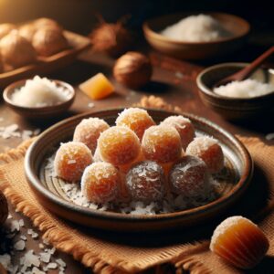 Nationalgericht Tuvalu: #Palm Sugar Coconut Candy# (Rezept)