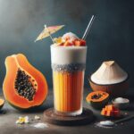 Nationalgericht Tuvalu: #Papaya Coconut Smoothie# (Rezept)