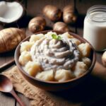 Nationalgericht Tuvalu: #Pounded Taro with Coconut Cream# (Rezept)