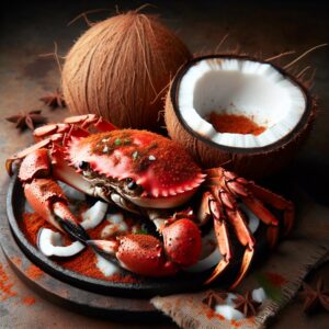 Nationalgericht Tuvalu: #Spiced Coconut Crab# (Rezept)