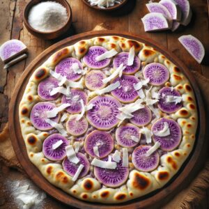 Nationalgericht Tuvalu: #Taro and Coconut Flatbread# (Rezept)