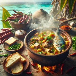 Nationalgericht Tuvalu: #Tuvaluan Fish Stew# (Rezept)