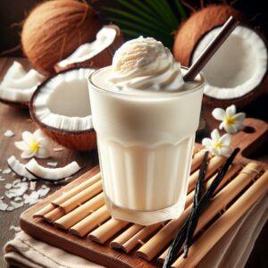 Nationalgericht Tuvalu: #Vanille-Kokos-Smoothie# (Rezept)