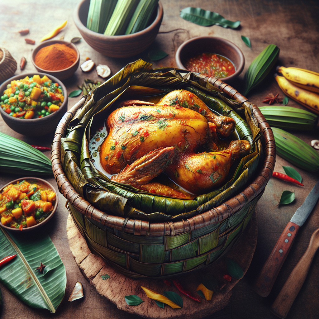 Nationalgericht Uganda: Chicken Luwombo (Rezept)