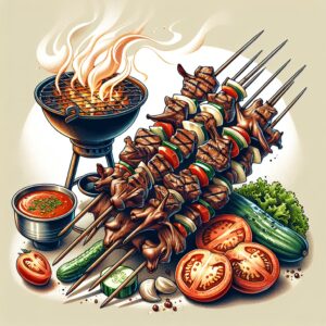 Nationalgericht Uganda: #Goat Muchomo# (Rezept)