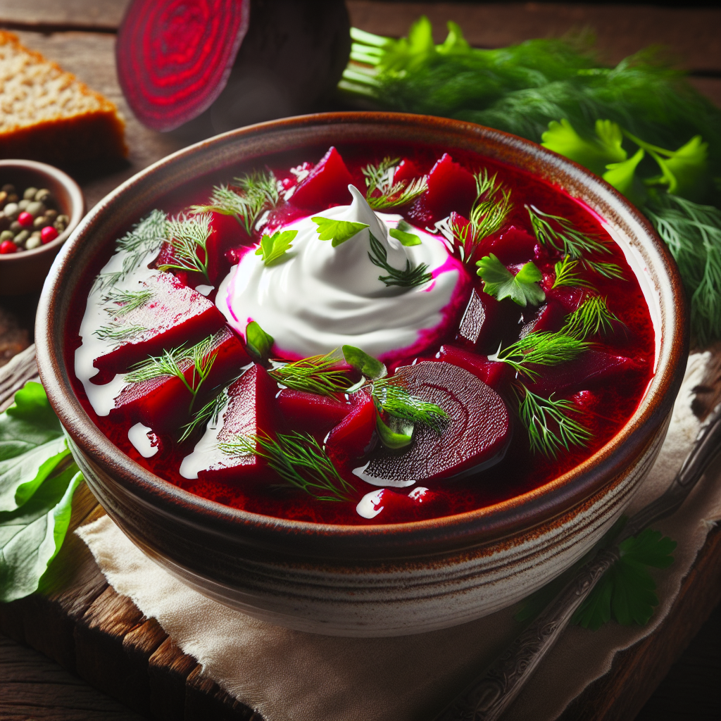 Nationalgericht Ukraine: Borschtsch mit Rote Bete (Rezept)