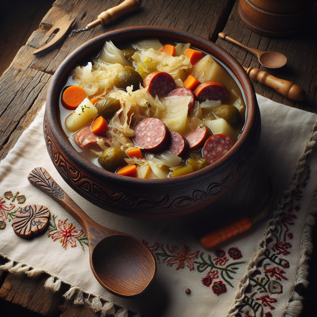 Nationalgericht Ukraine: Kapusniak mit Sauerkraut (Rezept)