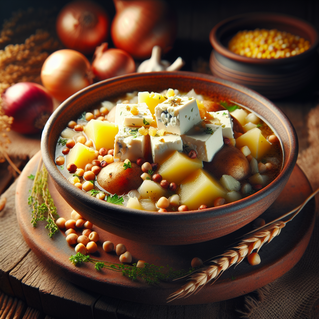 Nationalgericht Ukraine: Kulescha mit Brynza (Rezept)