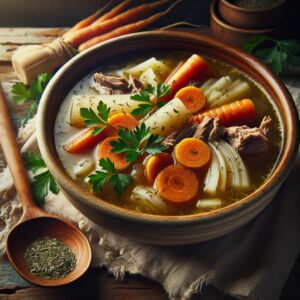 Nationalgericht Ungarn: #Húsleves mit Tárkony# (Rezept)